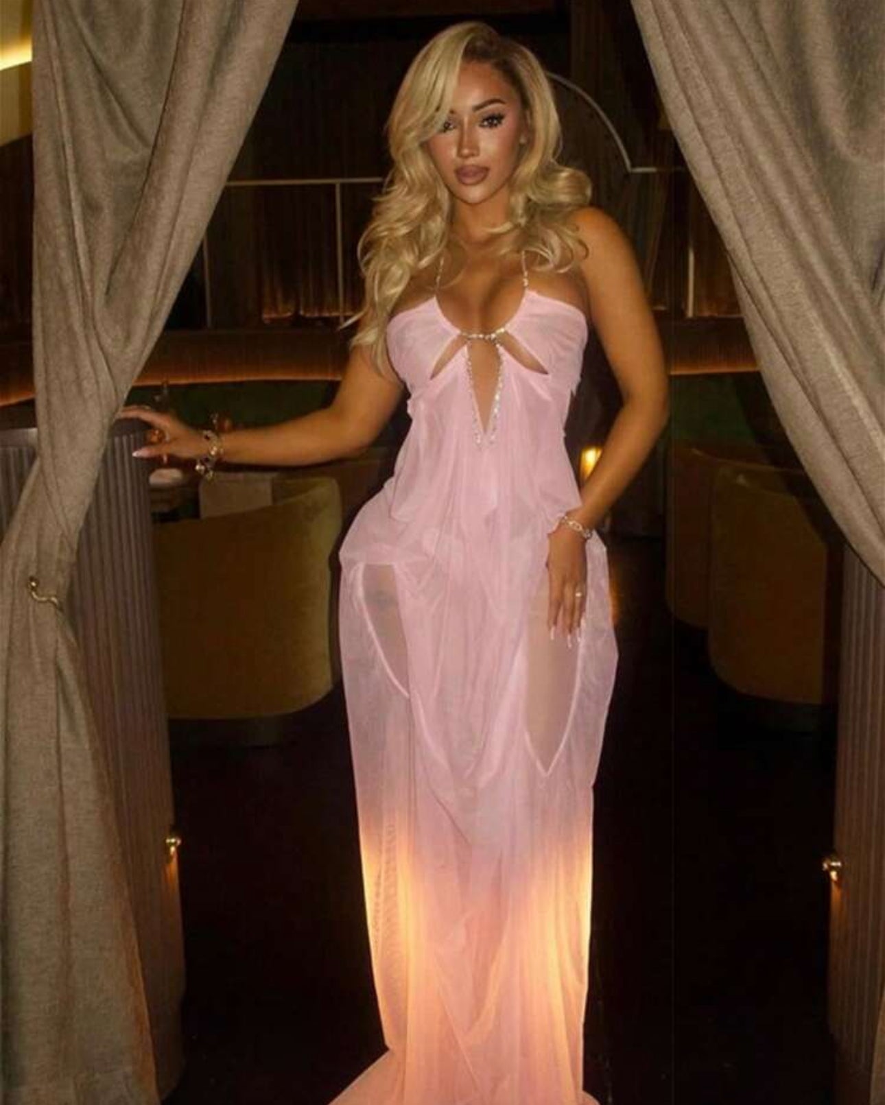 Prima Donna Blush Gown